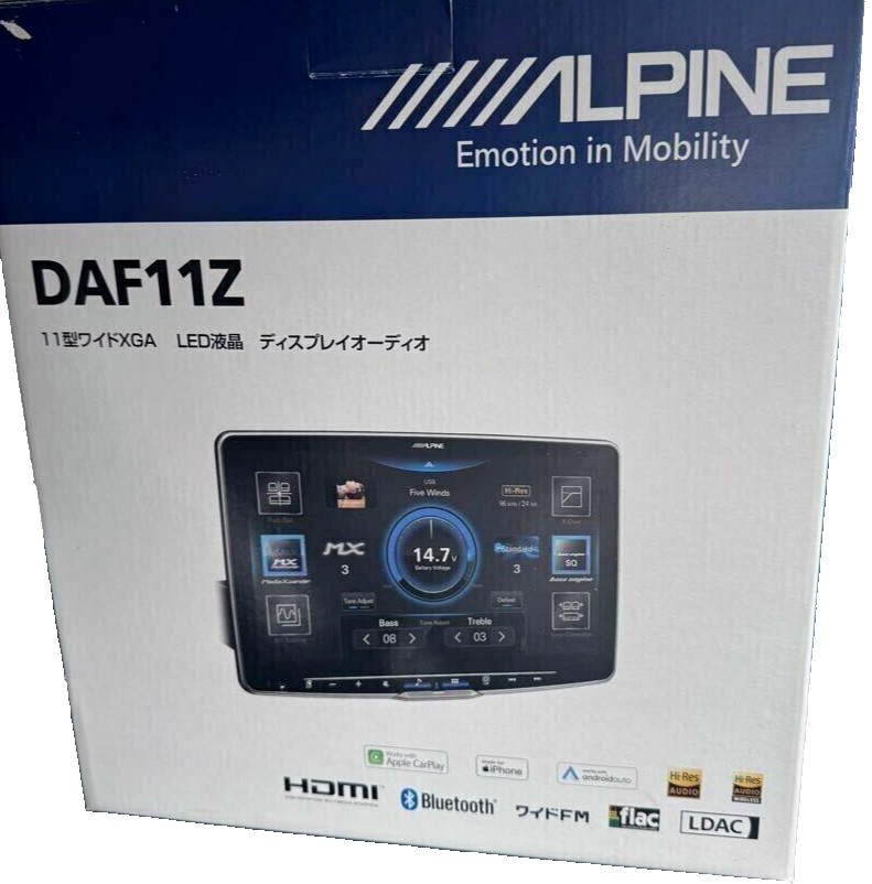 ALPINE 11 Display Big DA DAF11+Power Cable Set Audio Floating Wireless AppleCar