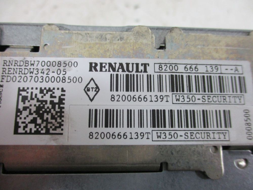 CD Radio Code Not Available! Fits For RENAULT CLIO III (BR0/1, CR0/1) 1.6