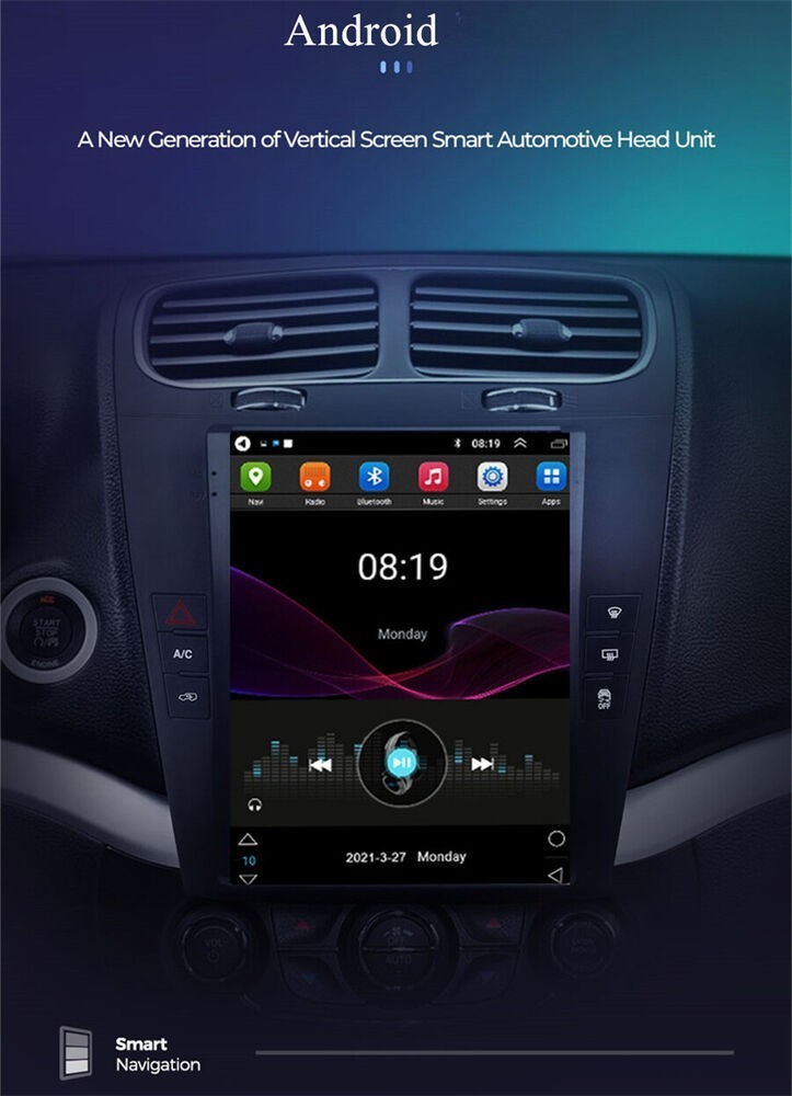 9.7″ Android Car Stereo Radio CarPlay GPS Maps Navi For Dodge Journey 2012-2020