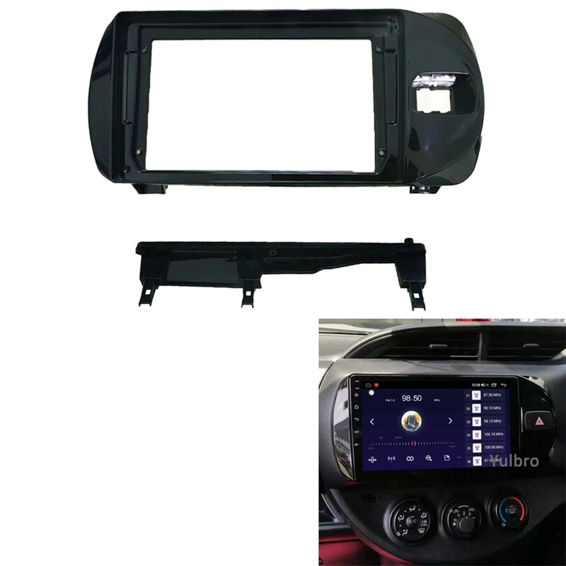 For TOYOTA VITZ 9″ Android Radio CarPlay Car Frame Harness Rear Camera 8CORE