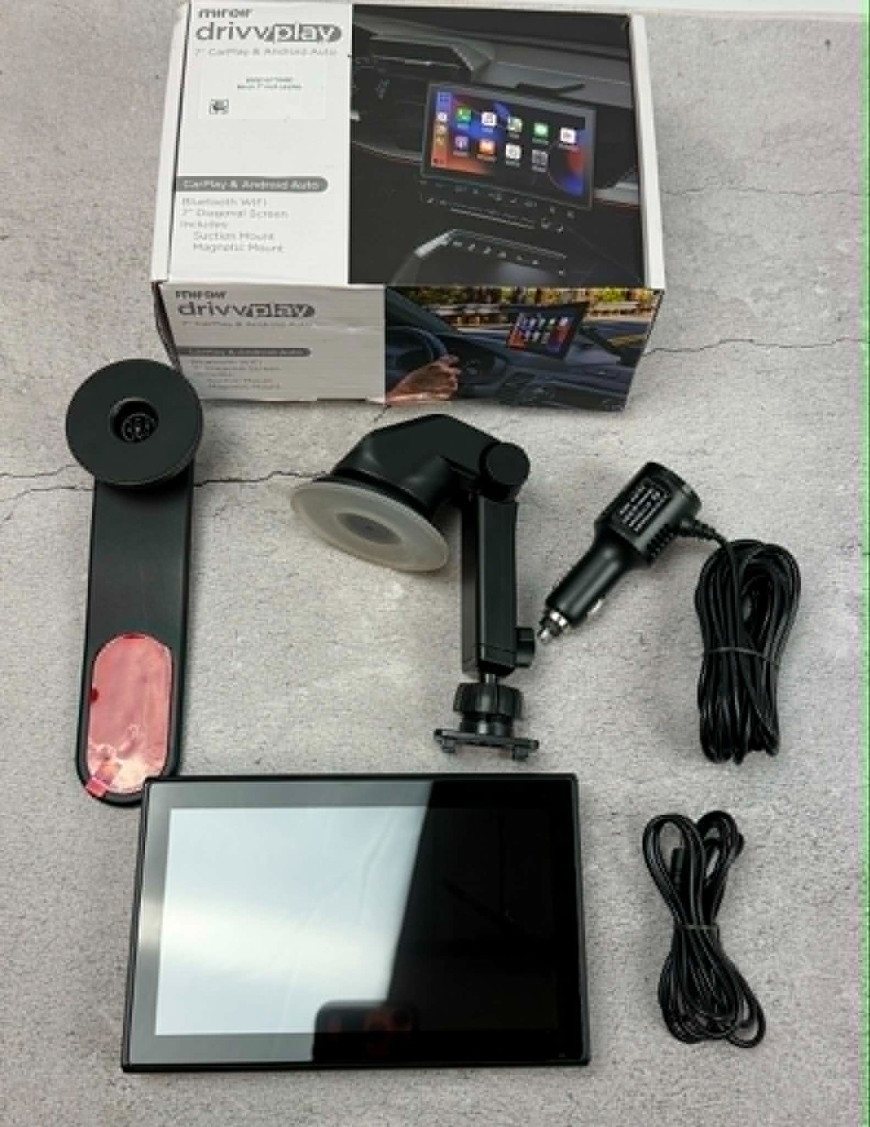 Drivvplay M1003-7 portable Wireless Carplay and Android Auto Display | 7″