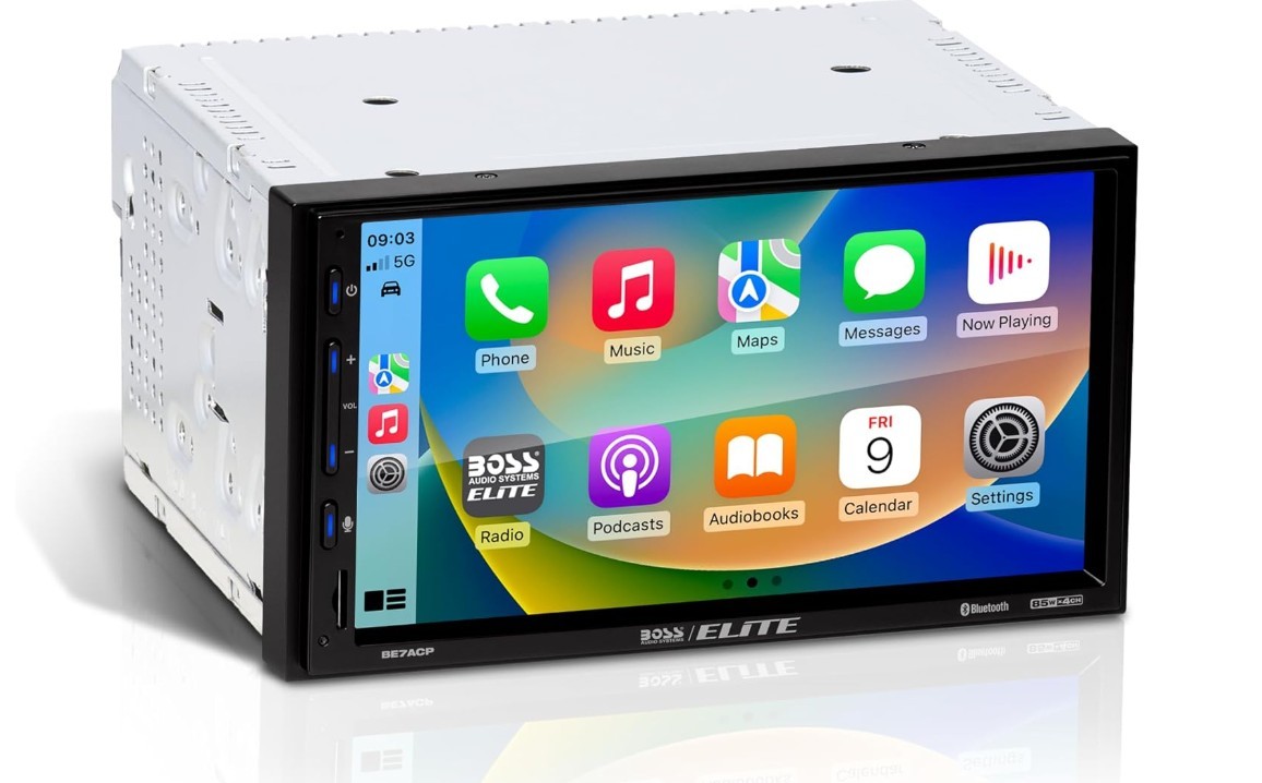 BOSS Audio Systems BE7ACP-C Car Stereo – Apple CarPlay, Android Auto, 7 Inch