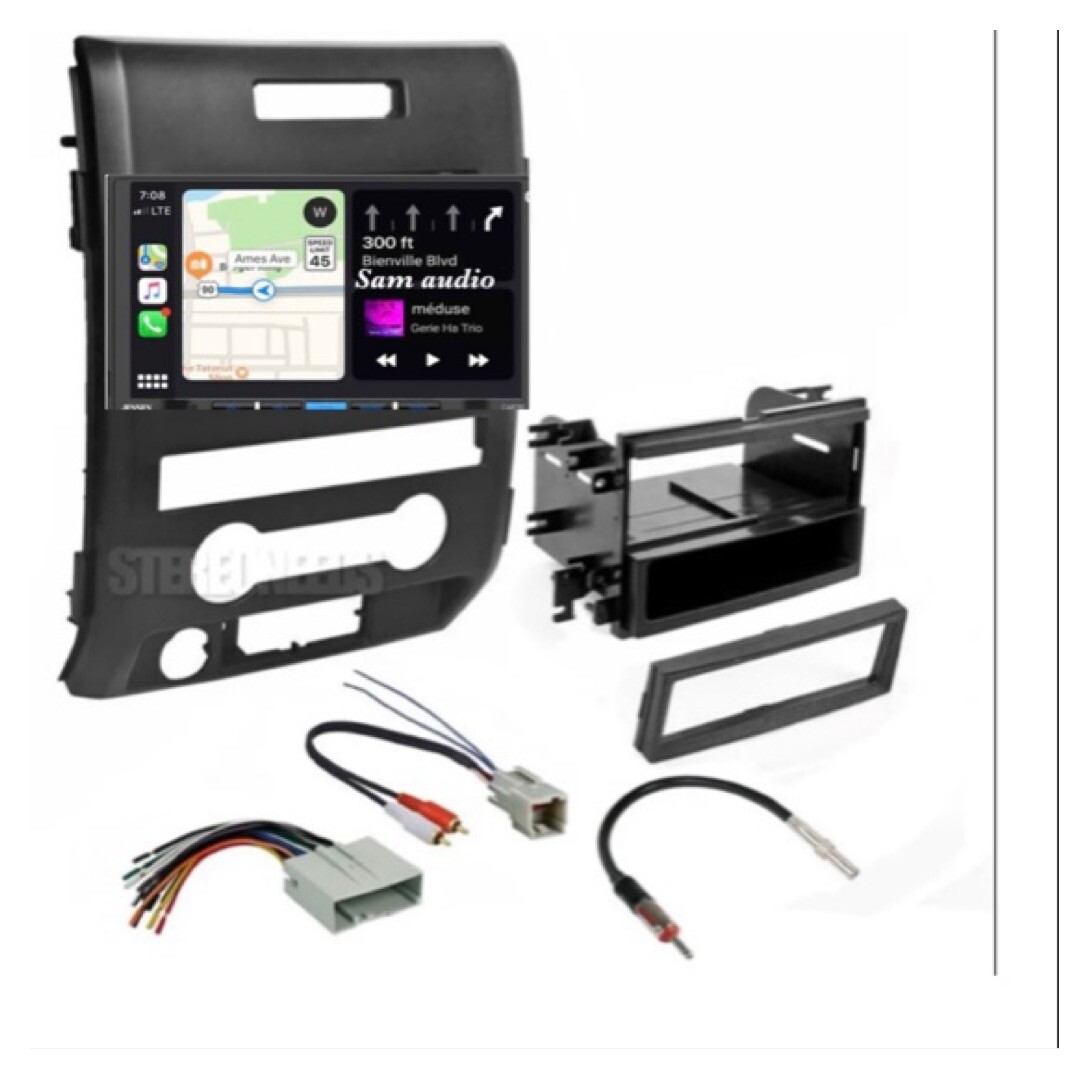 Jensen Stereo Radio Bluetooth W Backup Camera for Ford F-150 2009-2014