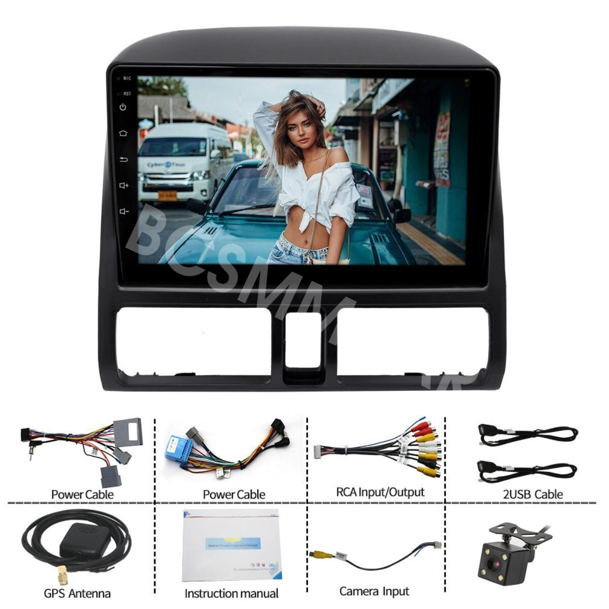 Fit For Honda CR-V 2002-2006 Stereo Radio GPS 9in Touch Screen Head Unit W/Cam