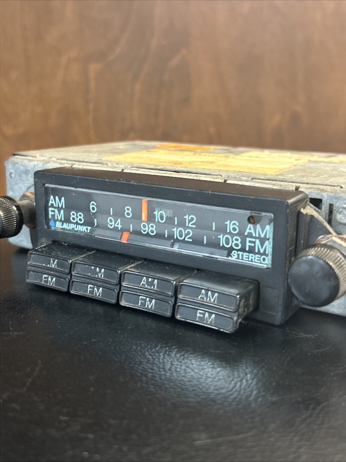 Vintage Blaupunkt Frankfurt Stereo U108 7636421012 AM FM Radio RARE Germany