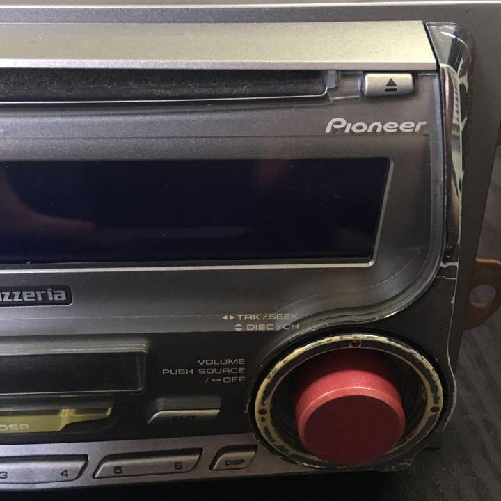 Pioneer Carrozzeria FH-P510MD Mini Disc 2DIN Car Stereo Audio MD Player Junk