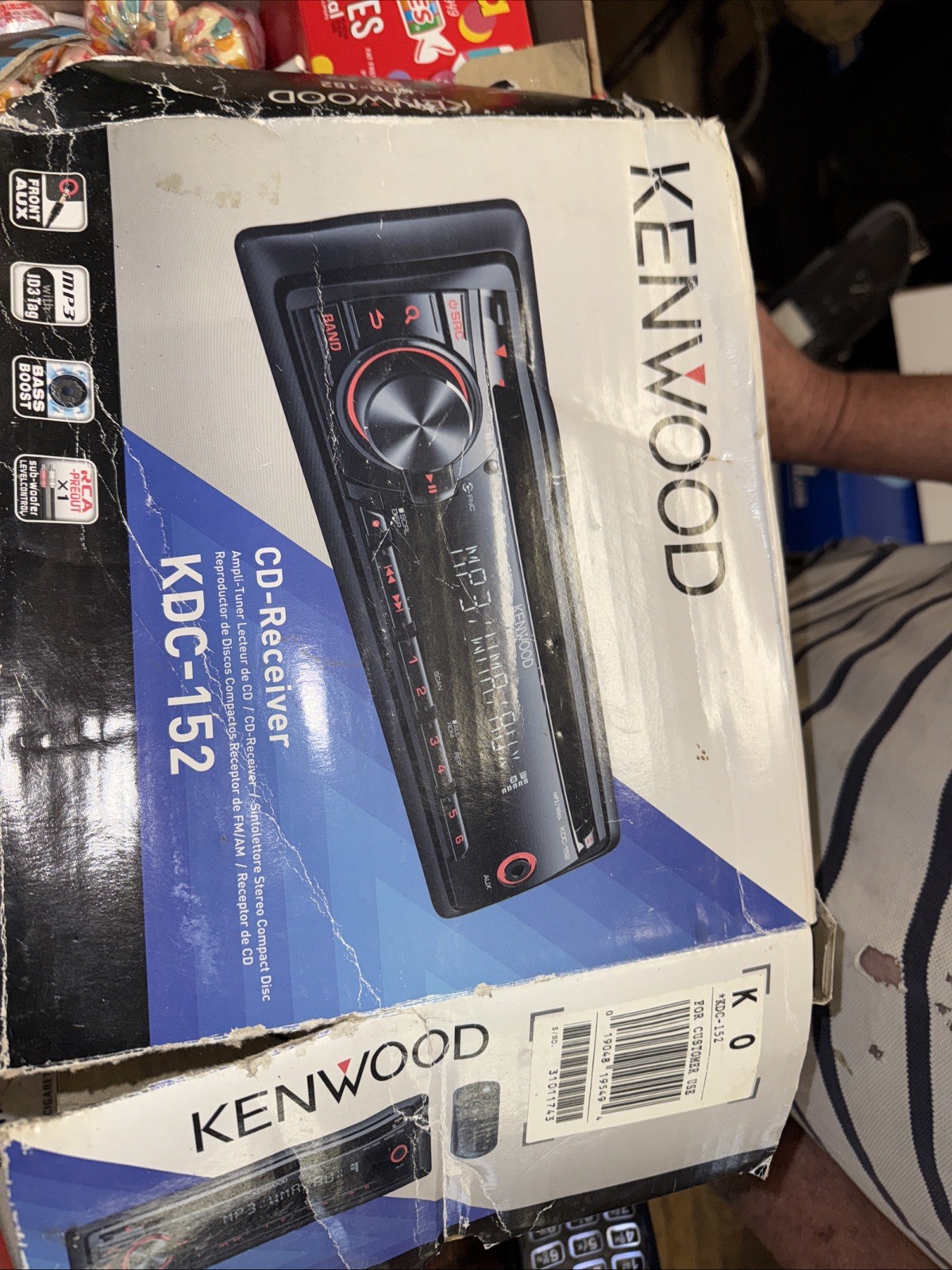 Kenwood KDC-152 CD Player MP3 In Dash Receiver