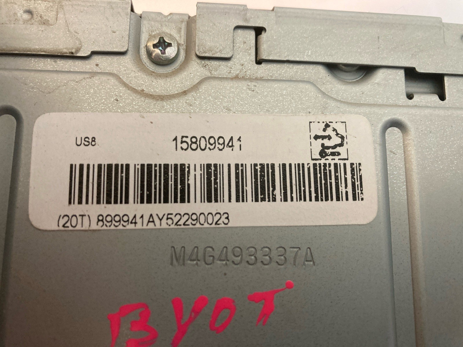 2006 Cadillac DTS AM FM Single CD Radio Receiver, OEM 15809941 Read Desc!!