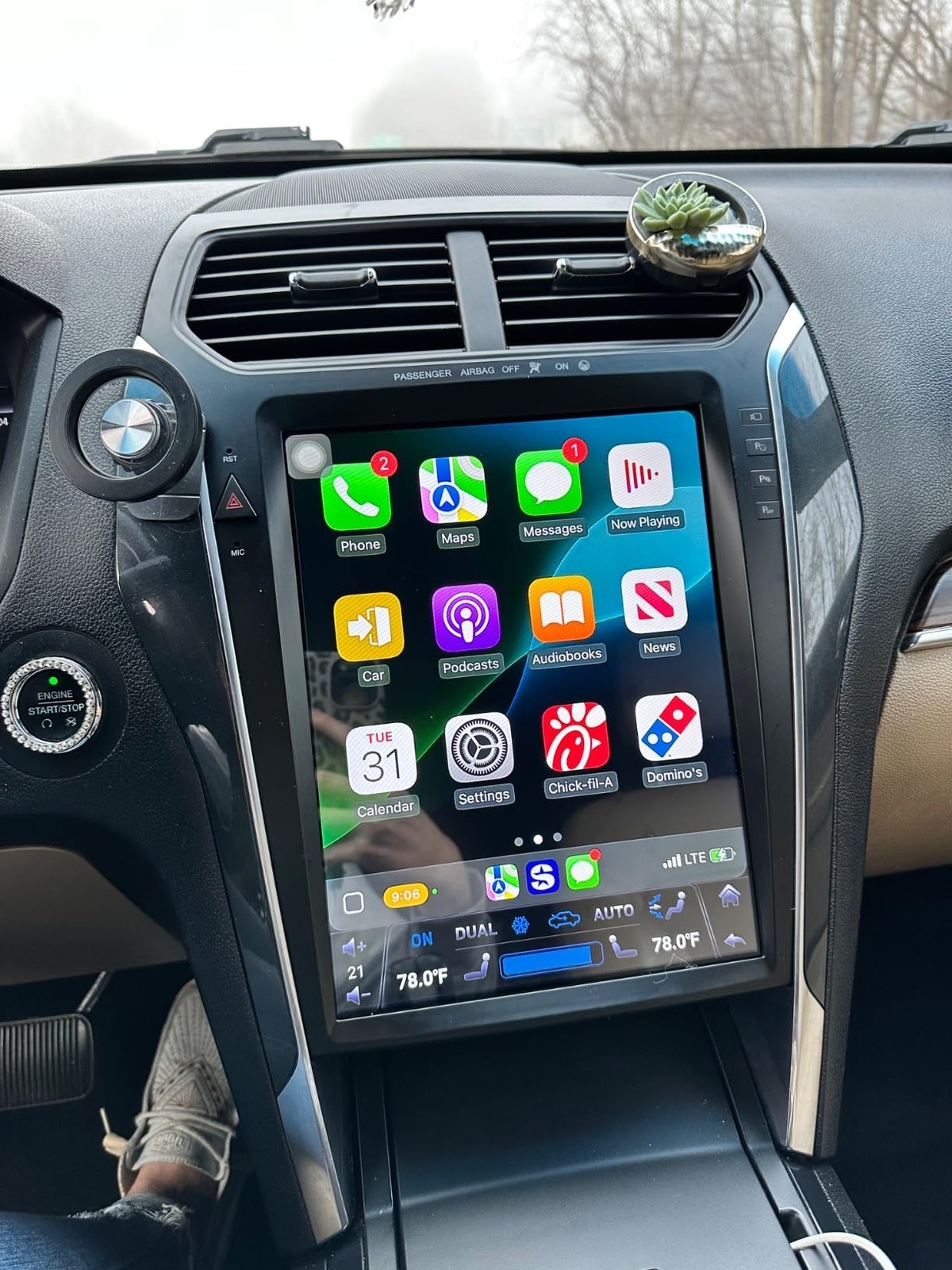 Radio Carplay For 2011-2019 Ford Explorer Stereo EQ Cam Apple Carplay