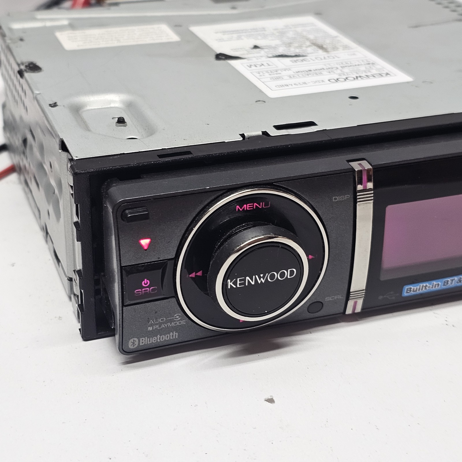 Kenwood Excelon KDC-BT948HD Single Din Stereo Radio Reciever W/ HARNESS TESTED