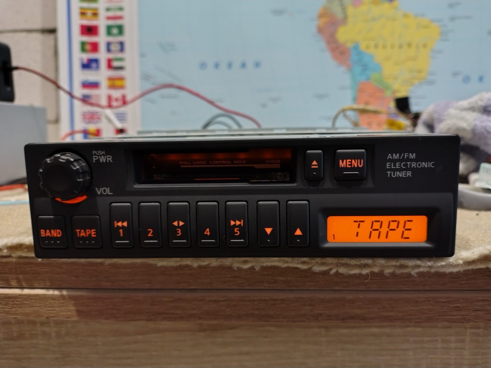 OEM Nissan Clarion PN-1757L Cassette Player In Dash Receiver Fully Working Great