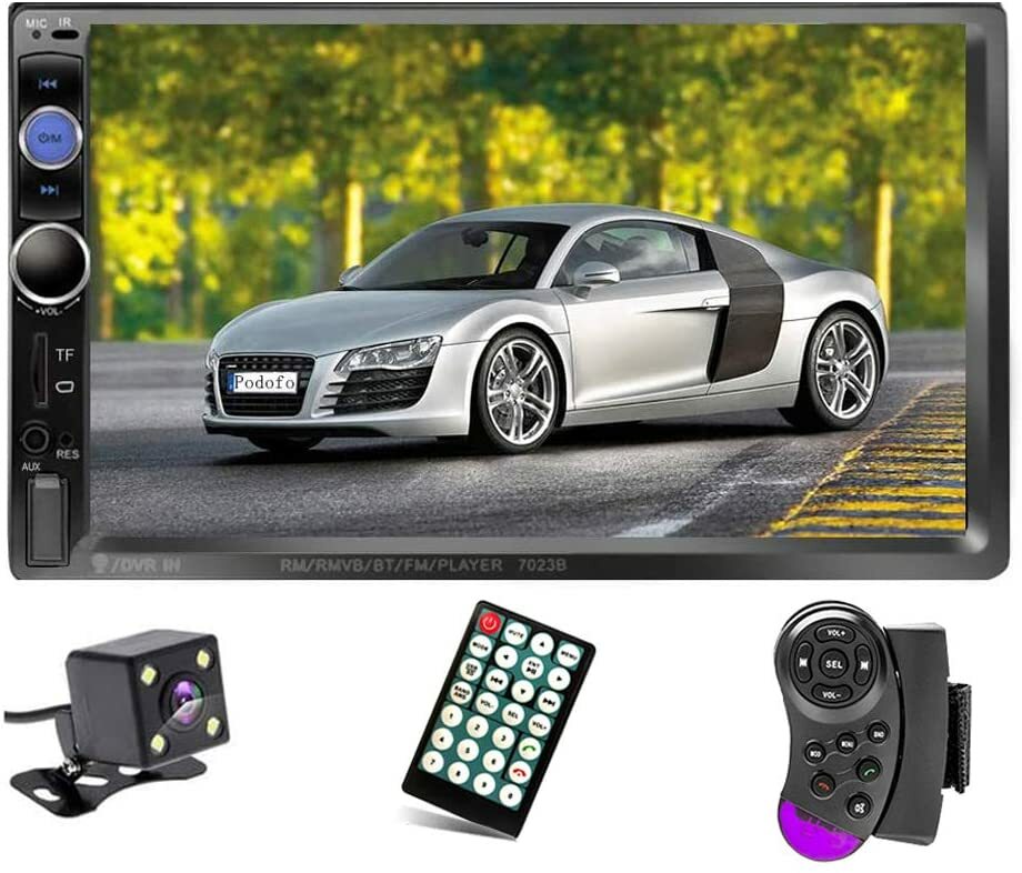 Double Din Car Stereo Audio Radio 7′ Touchscreen Digital LCD Monitor Bluetooth