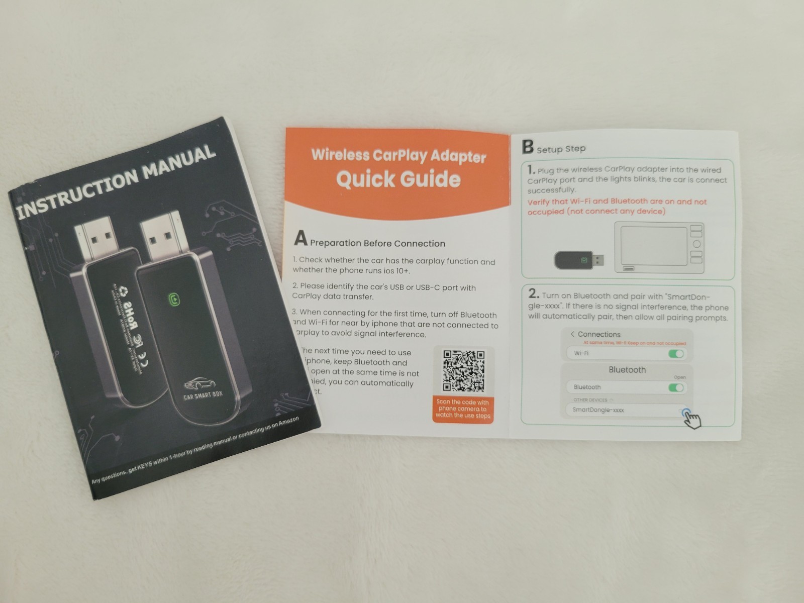 Amzefeel professional USB Wireless Carplay Adapter
