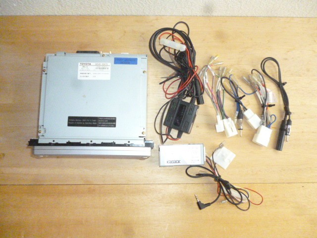 TOYOTA genuine car navigation audio 08545-00H70 with wiring.