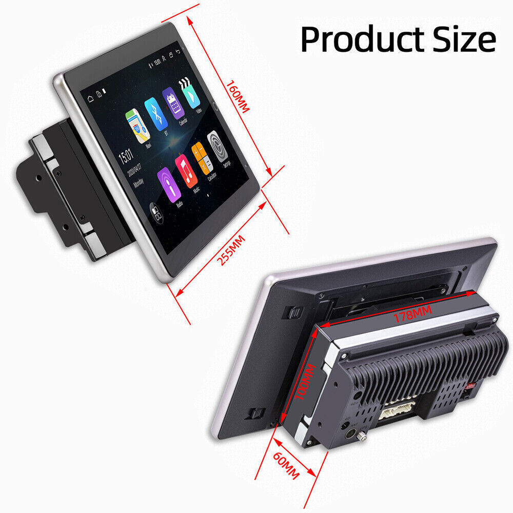 Carplay Universal Android 13 Car GPS Radio Navi 2Din Stereo Head Unit BT WiFi FM