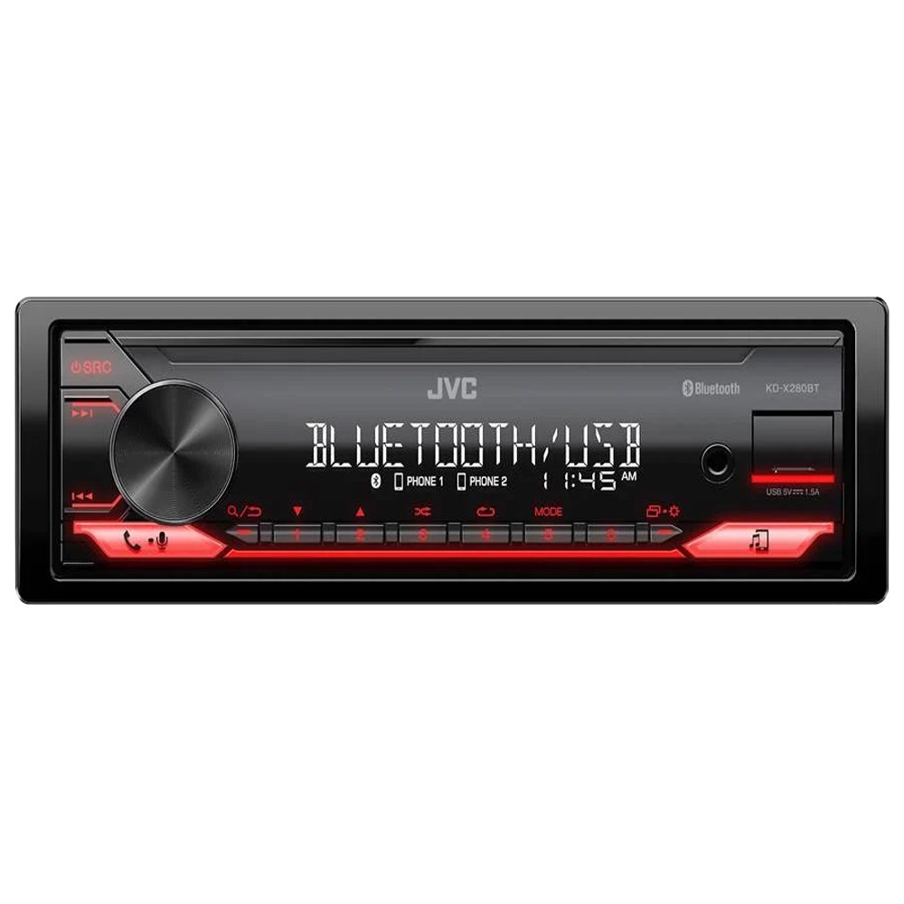 JVC KDX280BT Car Stereo Bluetooth MP3/FM Radio (no CD) for 2003-2006 Subaru Baja