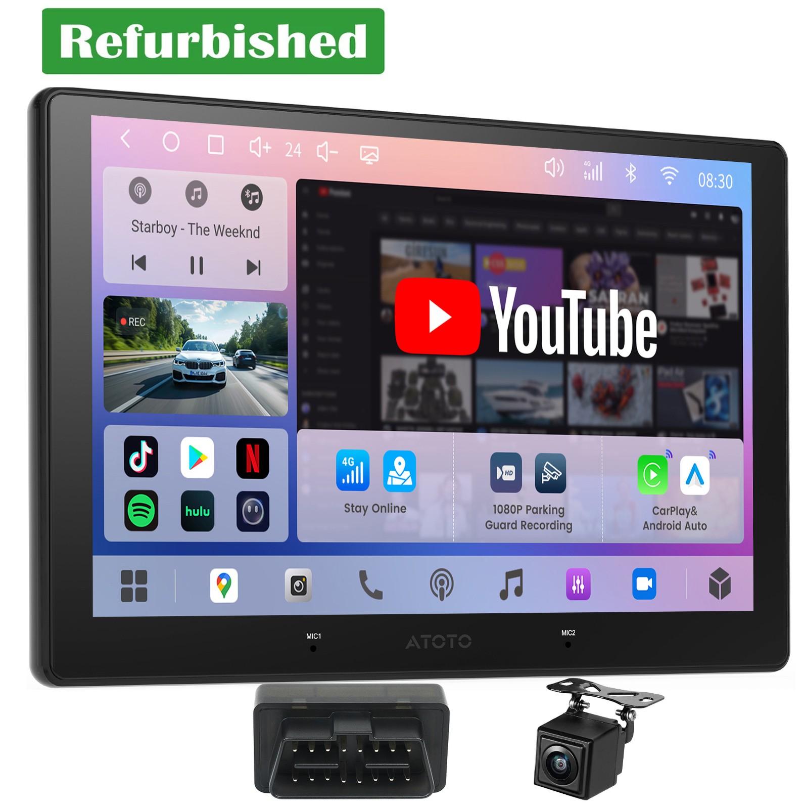 ATOTO S8 GenAI Android 2DIN 9” Car Stereo Wireless CarPlay&Android Auto 4G LTE