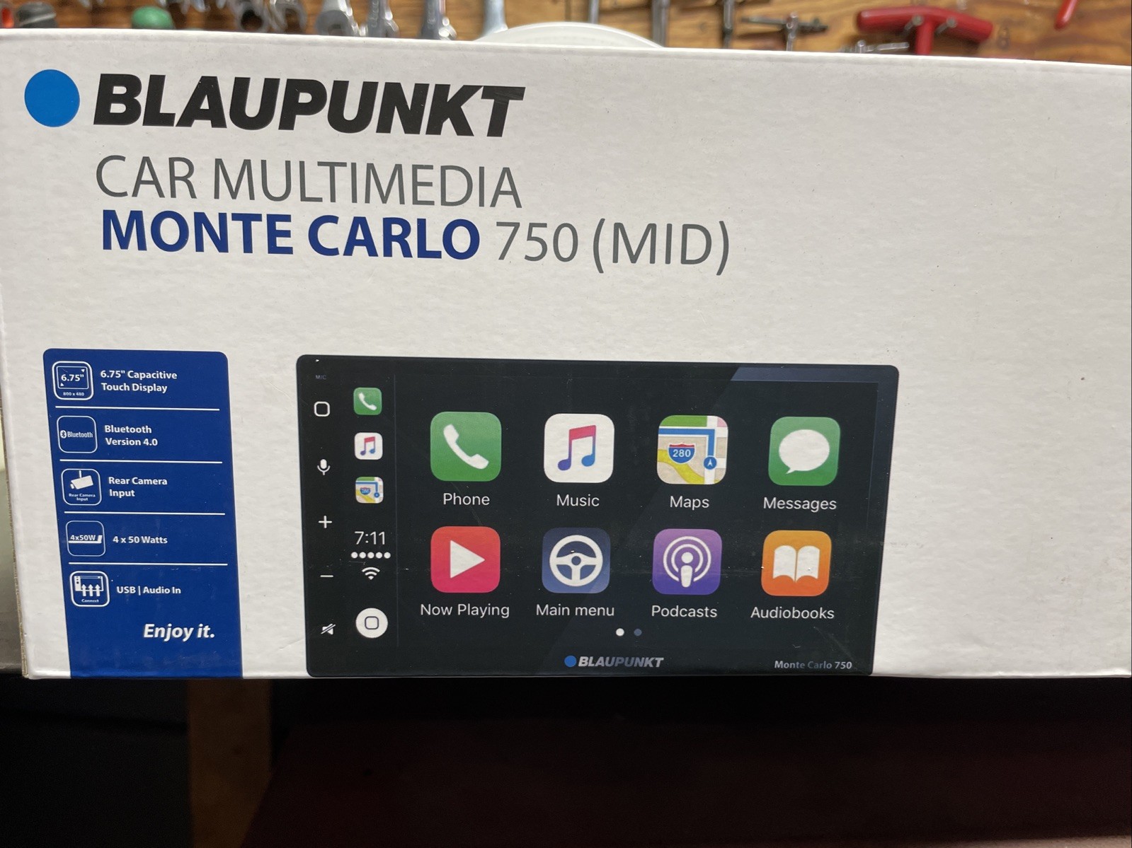 Blaupunkt Monte Carlo 750 Mid Touchscreen Receiver Apple CarPlay Android Auto