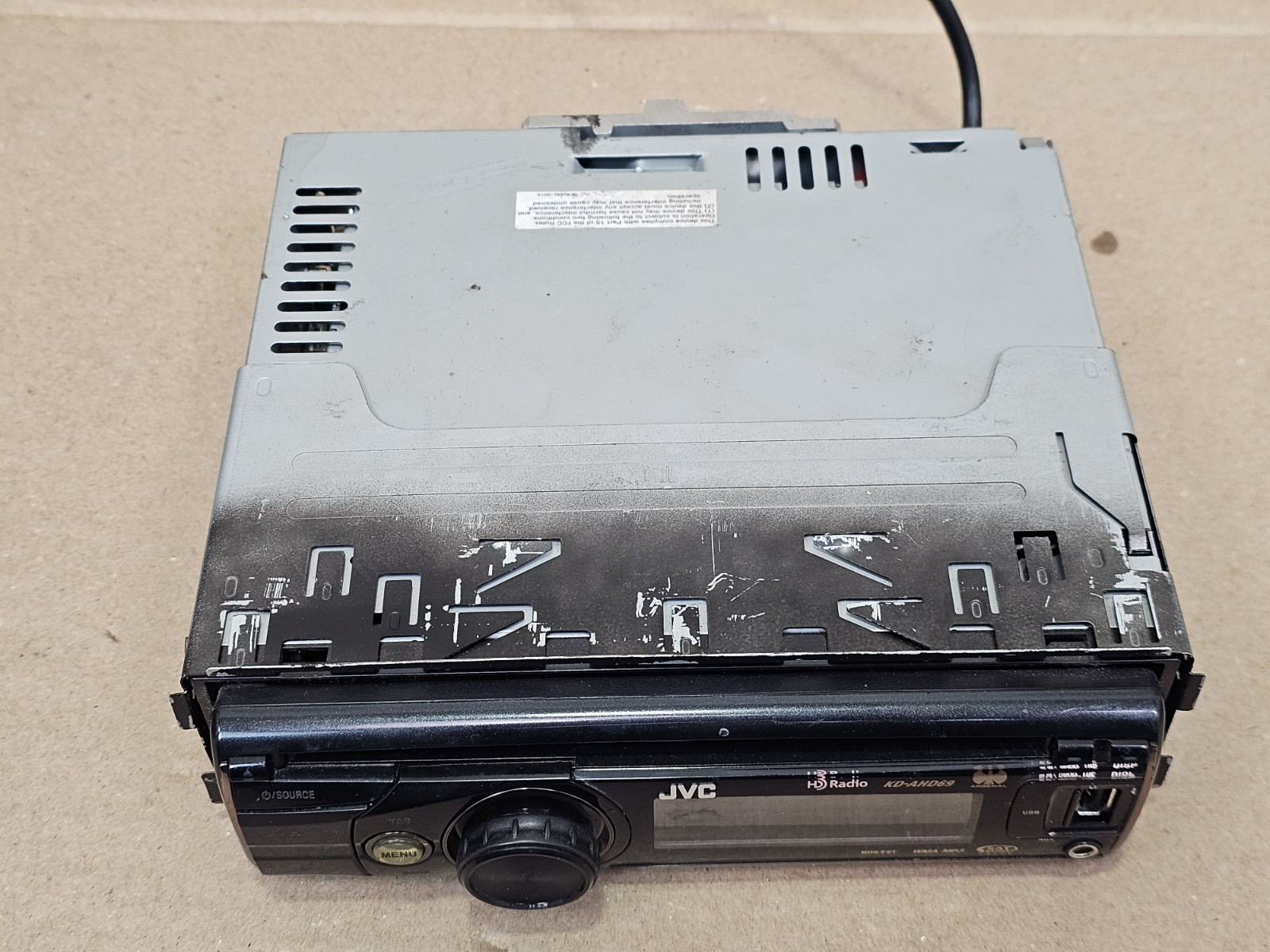 JVC KD-AHD69 Car Radio MOSFET MP3 Arsenal HD radio With USB Stereo