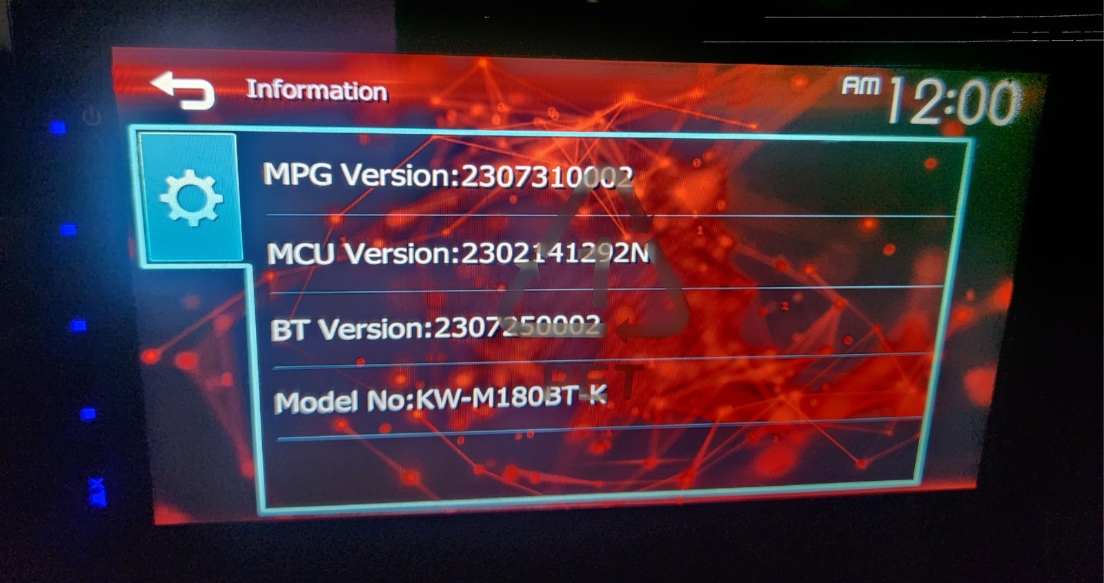 JVC KW-M180BT 6.8″ Bluetooth Digital Media Receiver with Rear Camera Input