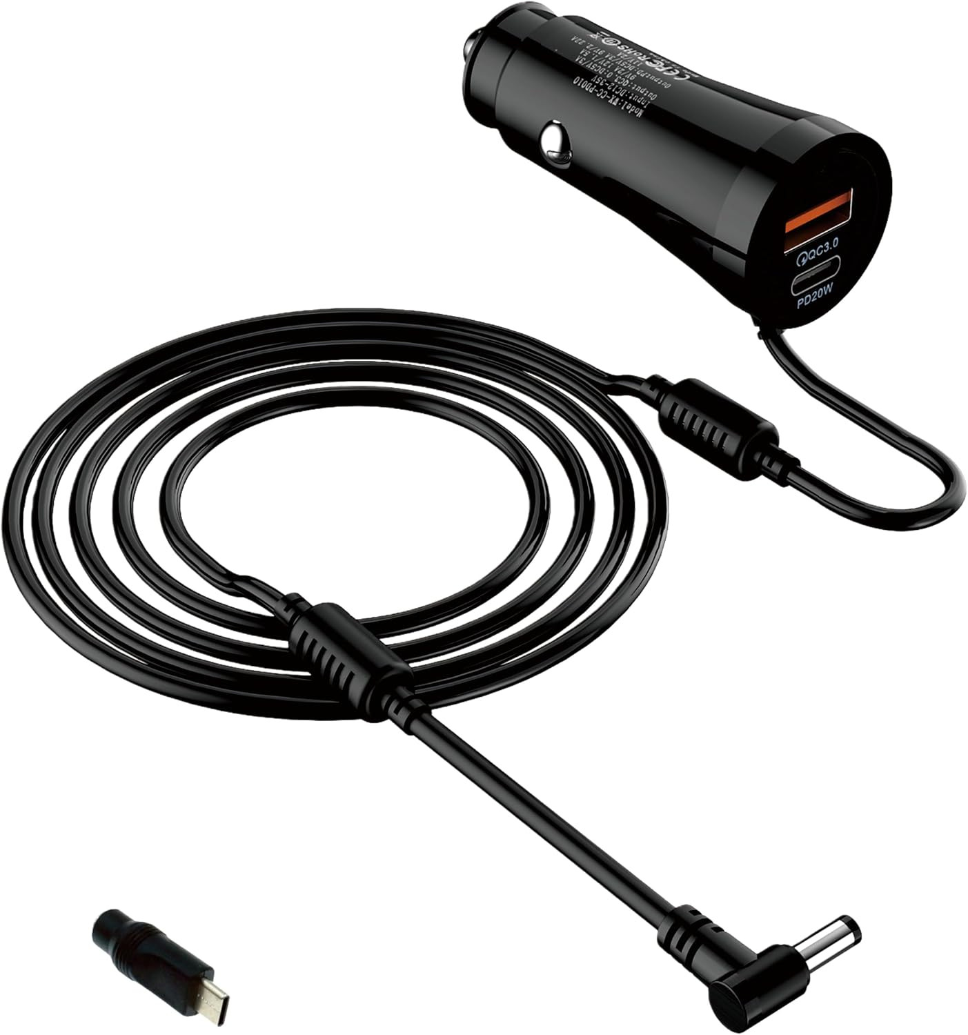 12V Power Cord Adapter Compatible with Apple Carplay Android Auto Screen, Cord C