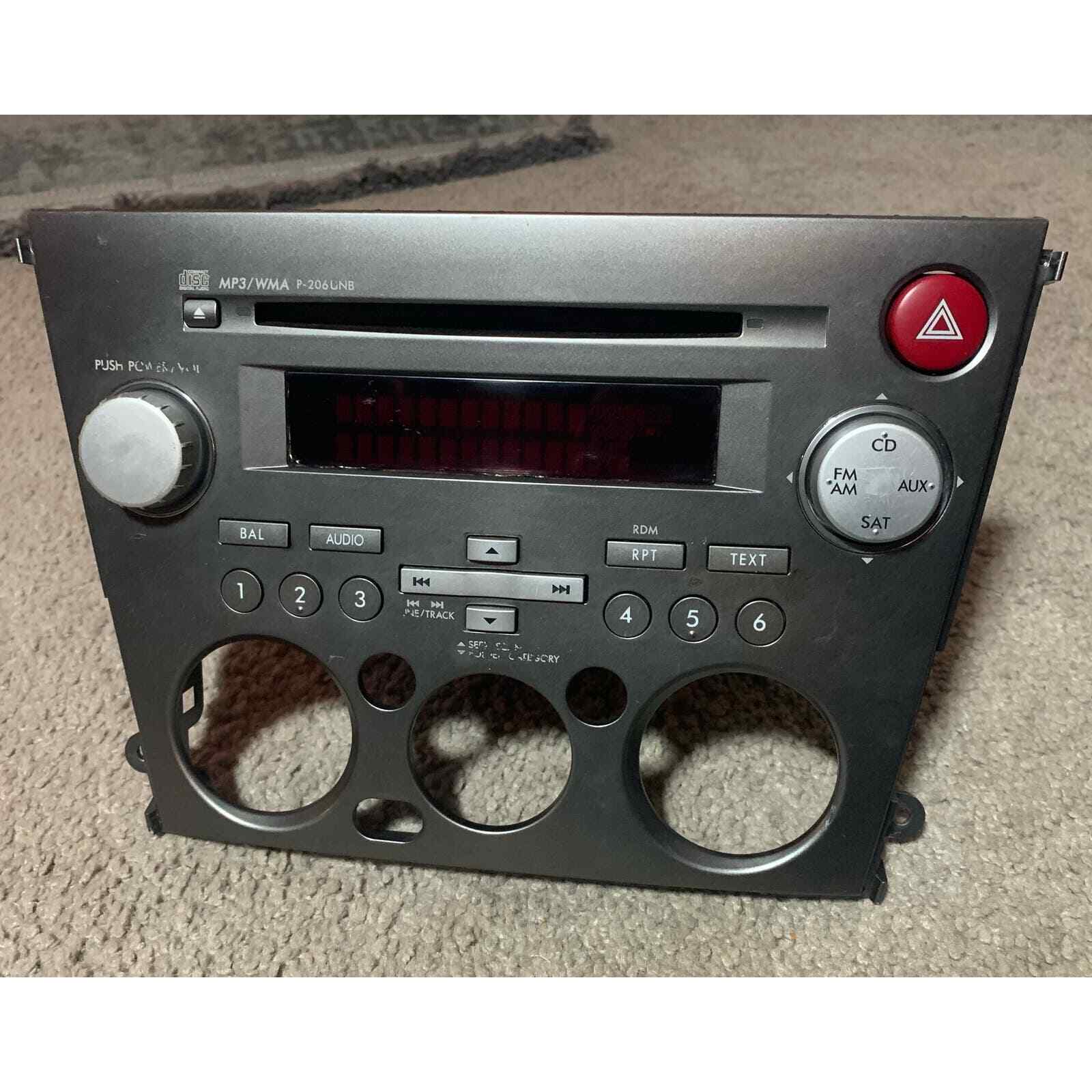 Subaru Legacy Outback AM FM Radio CD Disc Player Receiver OEM 2007-2009 UNTESTED