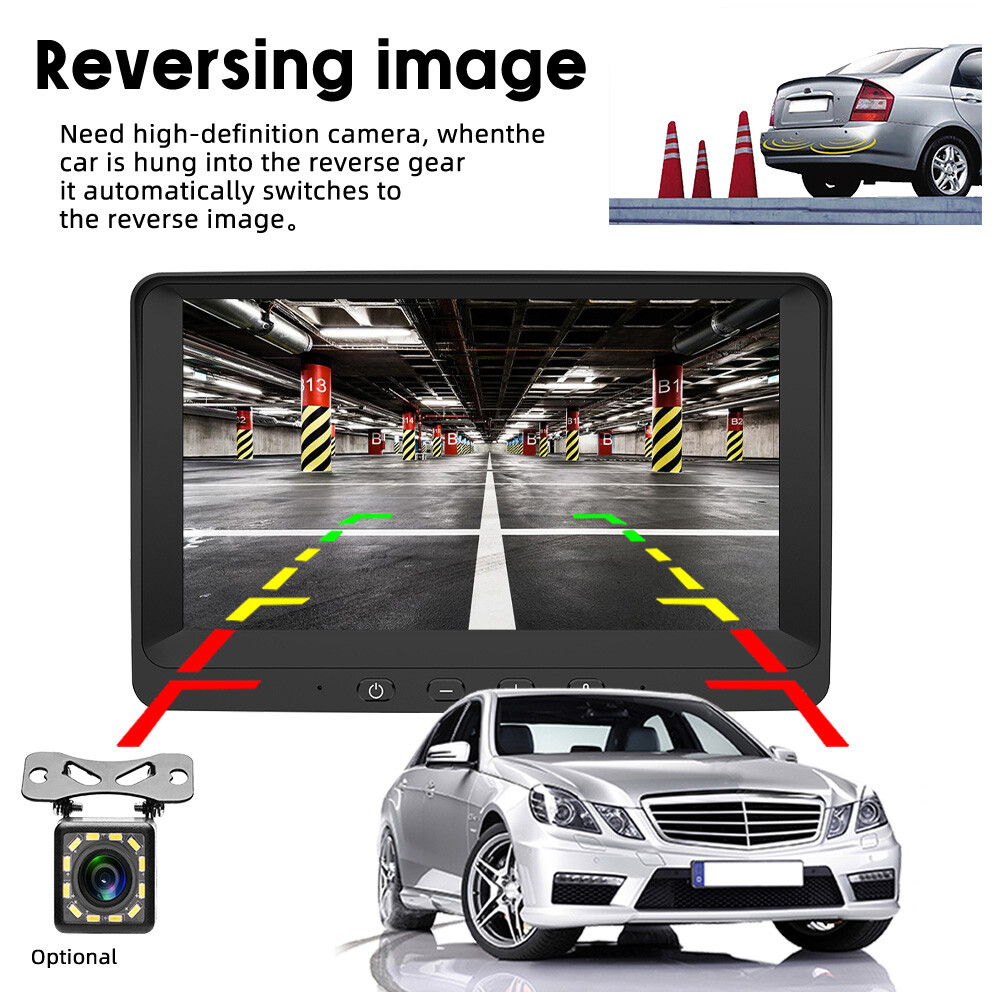 7″ Touch Screen Wireless Apple Carplay Portable Car Stereo Android Auto BT Cam