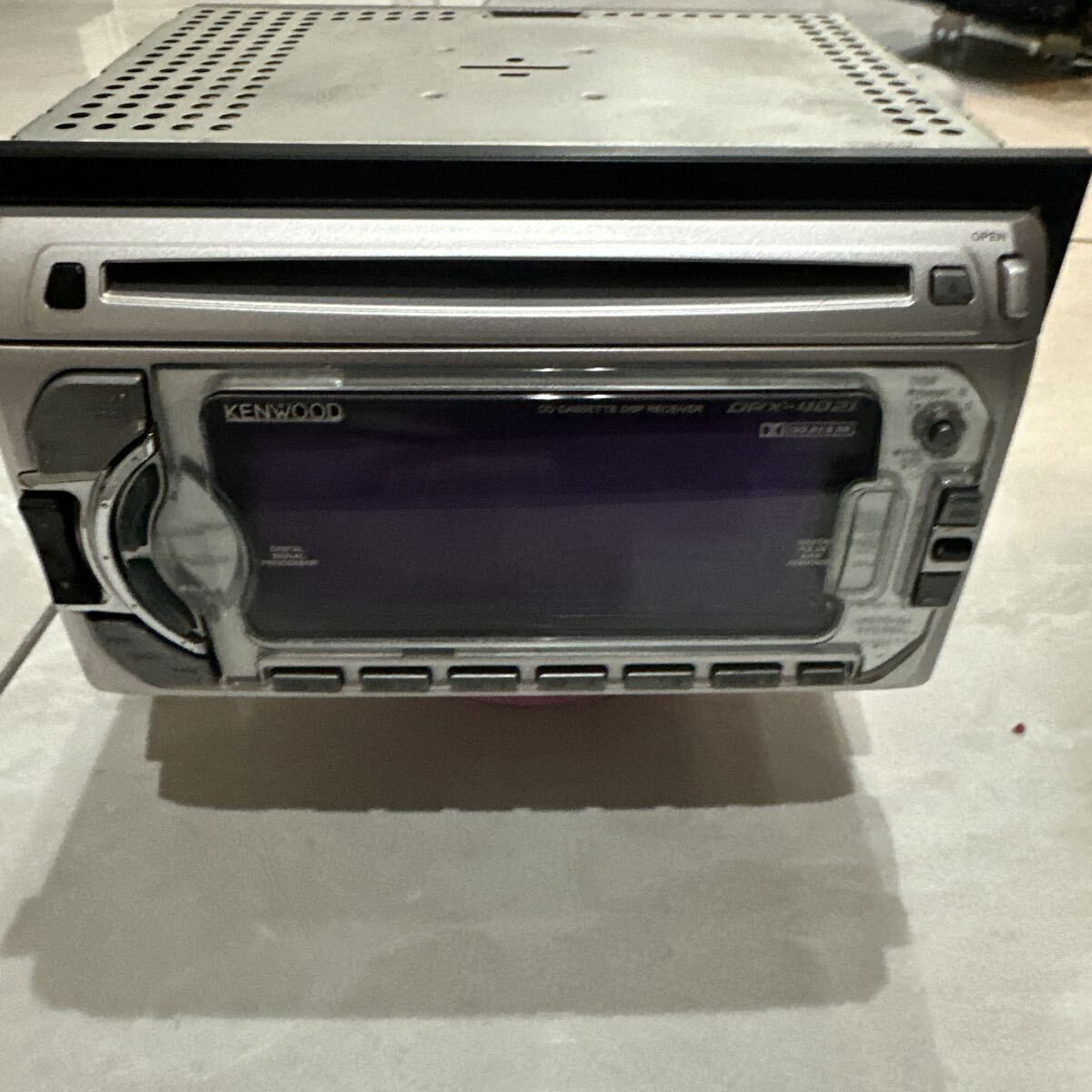 KENWOOD DPX-4021 2DIN CD MD Car Audio Head Unit Stereo Receiver Black Japan
