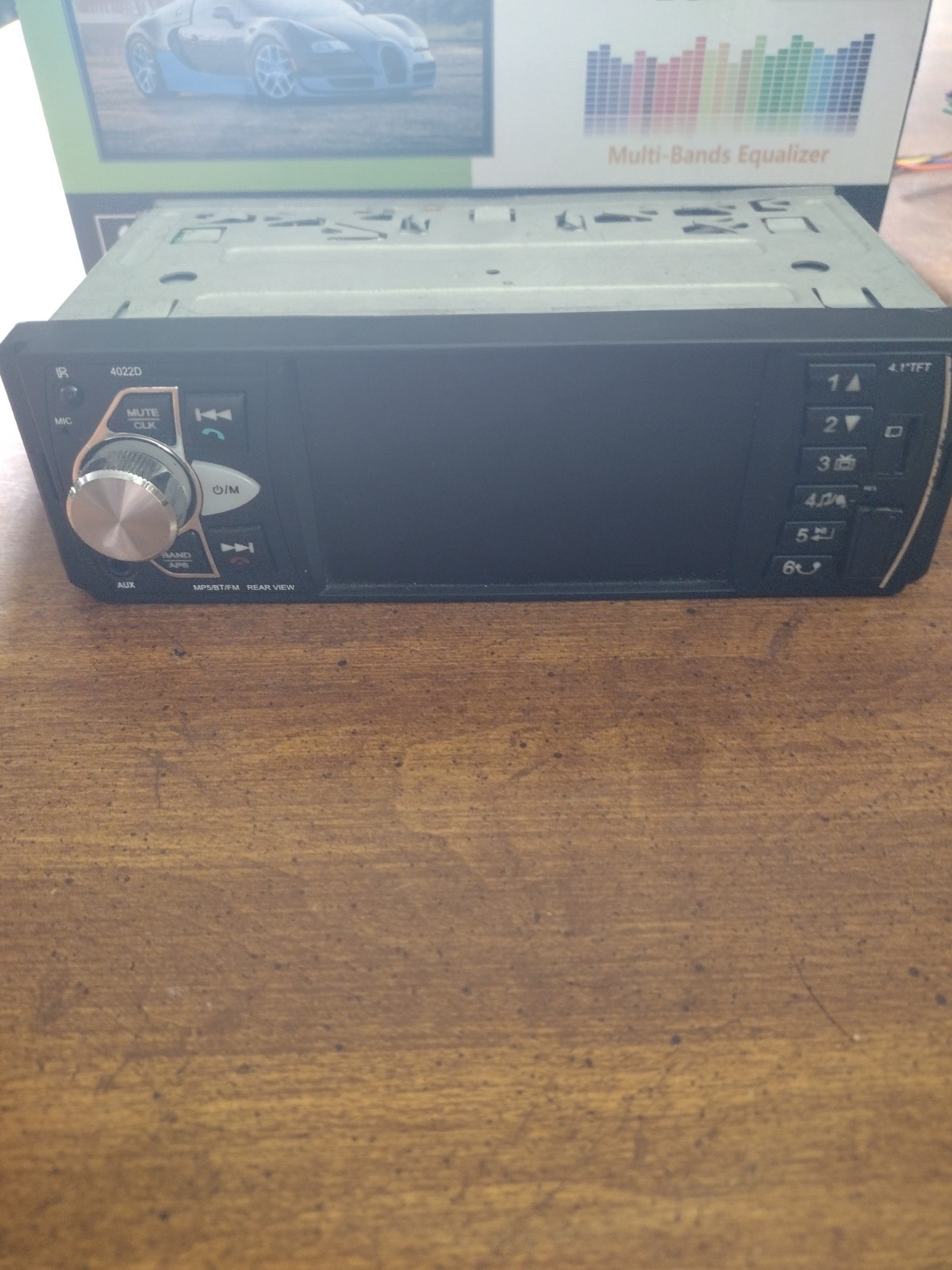 P.L.Z 4022D Q3570 9″ 1 DIN Car Multimedia MP5 Player Stereo Backup Camera