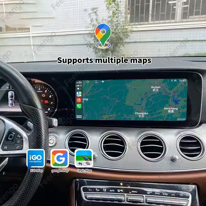 For 2016-2020 Benz E Class Android 13 Car Stereo Radio Carplay HD GPS Navigation
