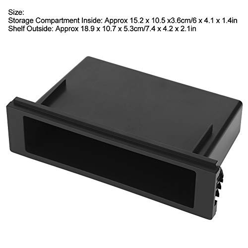 Single DIN Stereo Dash Kit Pocket – Car Radio Installation Storage Organizer for