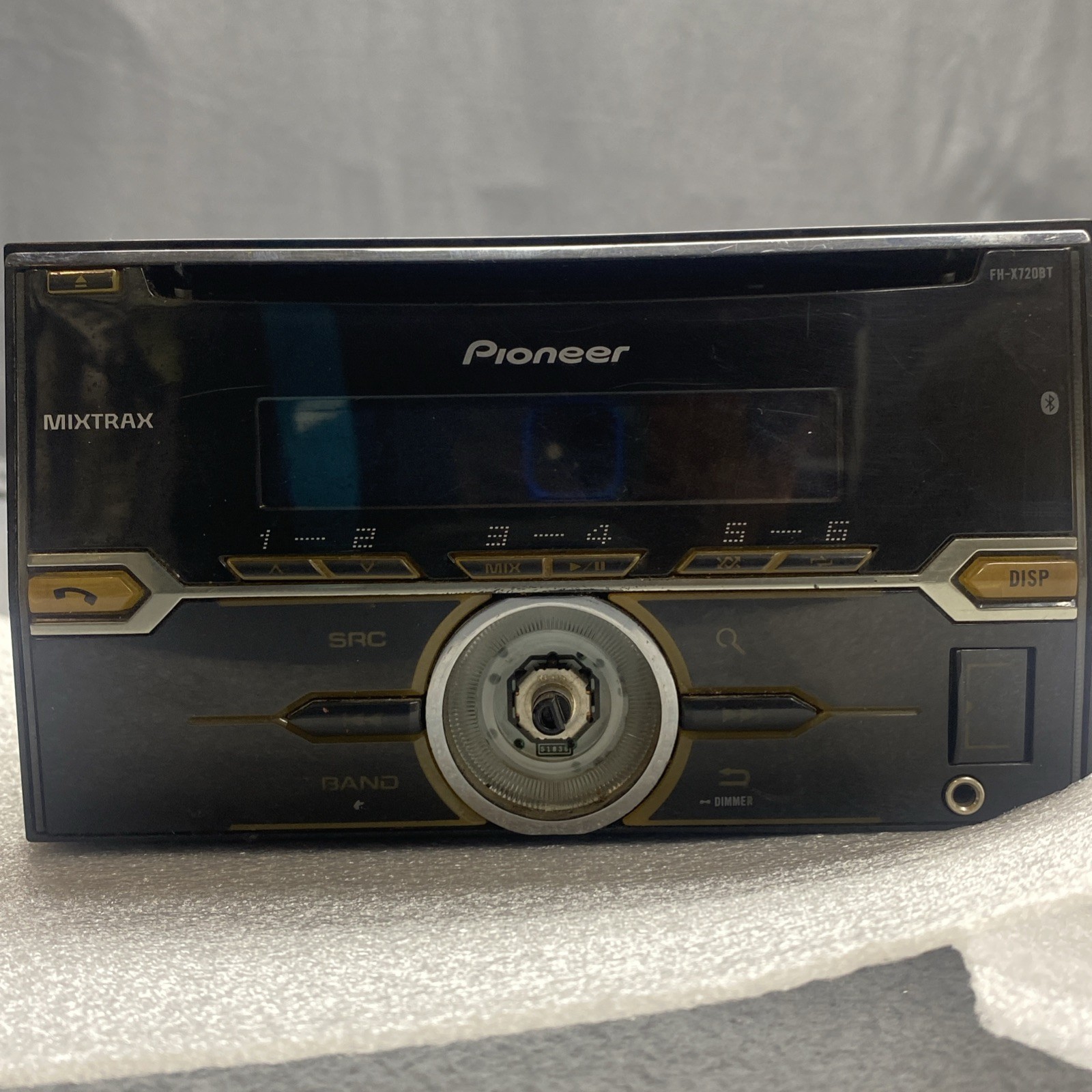 Pioneer FH-X720BT USB/MP3/CD Receiver In Dash Receiver Untested Parts