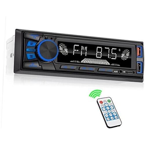 Car Radio Bluetooth Single DIN Car Stereo with Bluetooth,Car Audio with Push