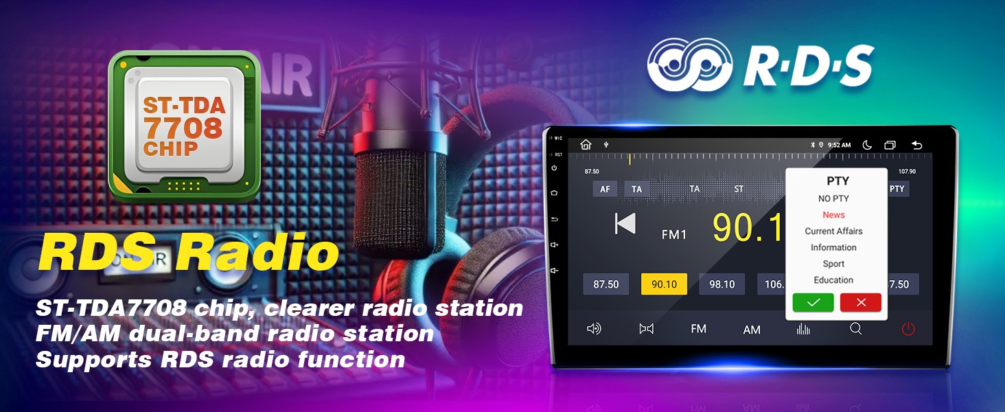 Car Stereo for Hyundai Tucson (2016–2018) , Wireless CarPlay & Android Auto 2+32