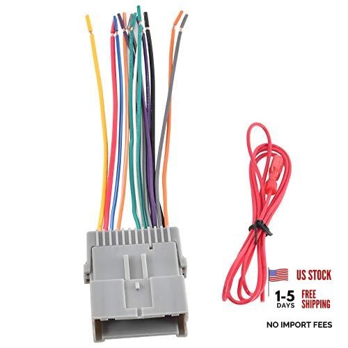 Car Stereo Radio Wiring Harness Connector Adapter Compatible with Select