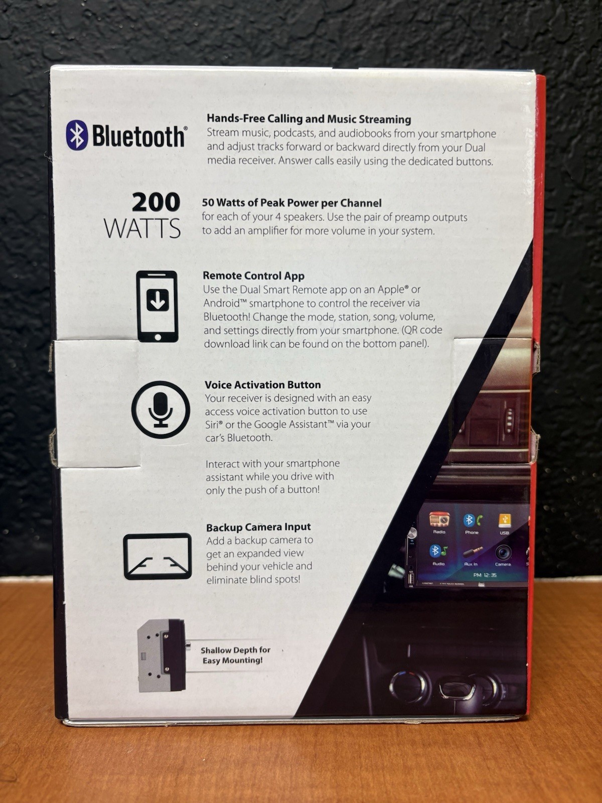 Dual Electronics XVM279BT 7″ Touchscreen Bluetooth Double DIN Media Receiver