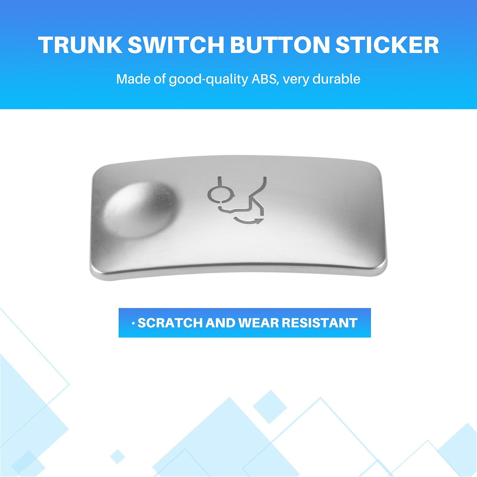 for W204 C Class 2007-2014 Car Trunk Button Sticker Cover Trim6104
