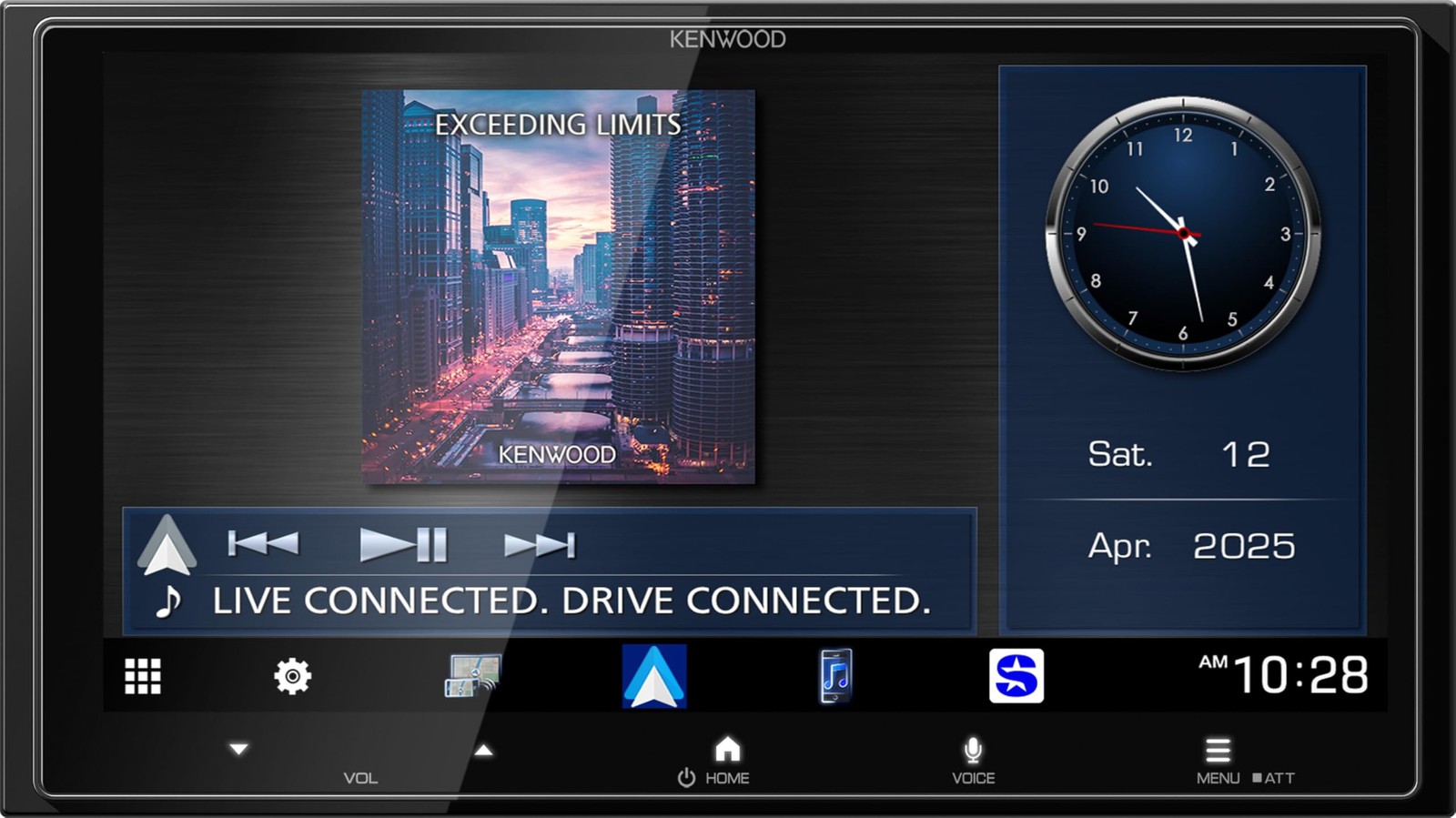 Kenwood DMX8710S AM FM HD 6.2″ Car Stereo, Wireless Apple CarPlay, Android Auto