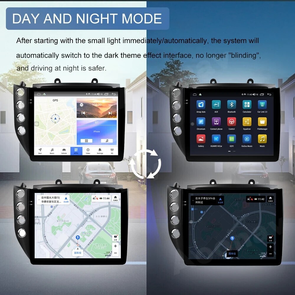 10.4″ For Maserati GT GranTurismo 2007-2020 6+128G CarPlay Car Stereo Radio GPS