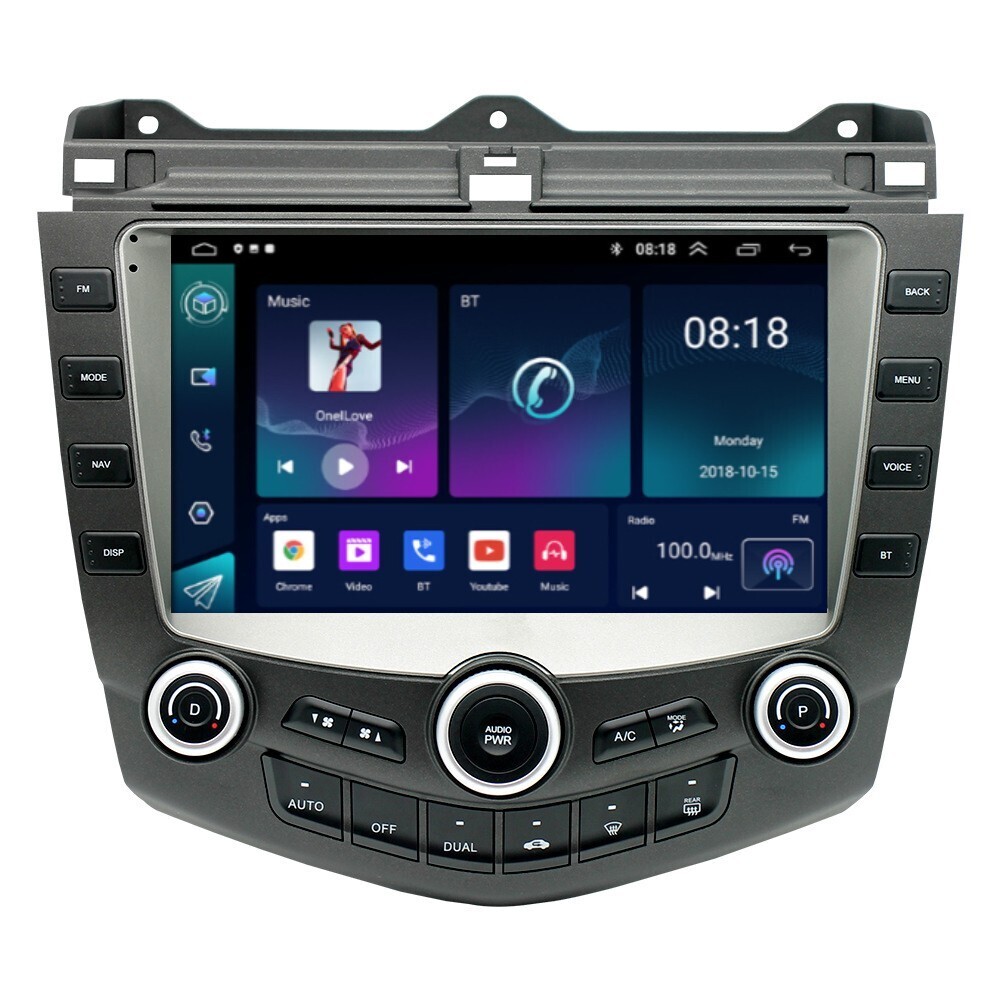9” Android Carplay Car Stereo Radio GPS Navi 2+32GB For 2003-2007 Honda Accord