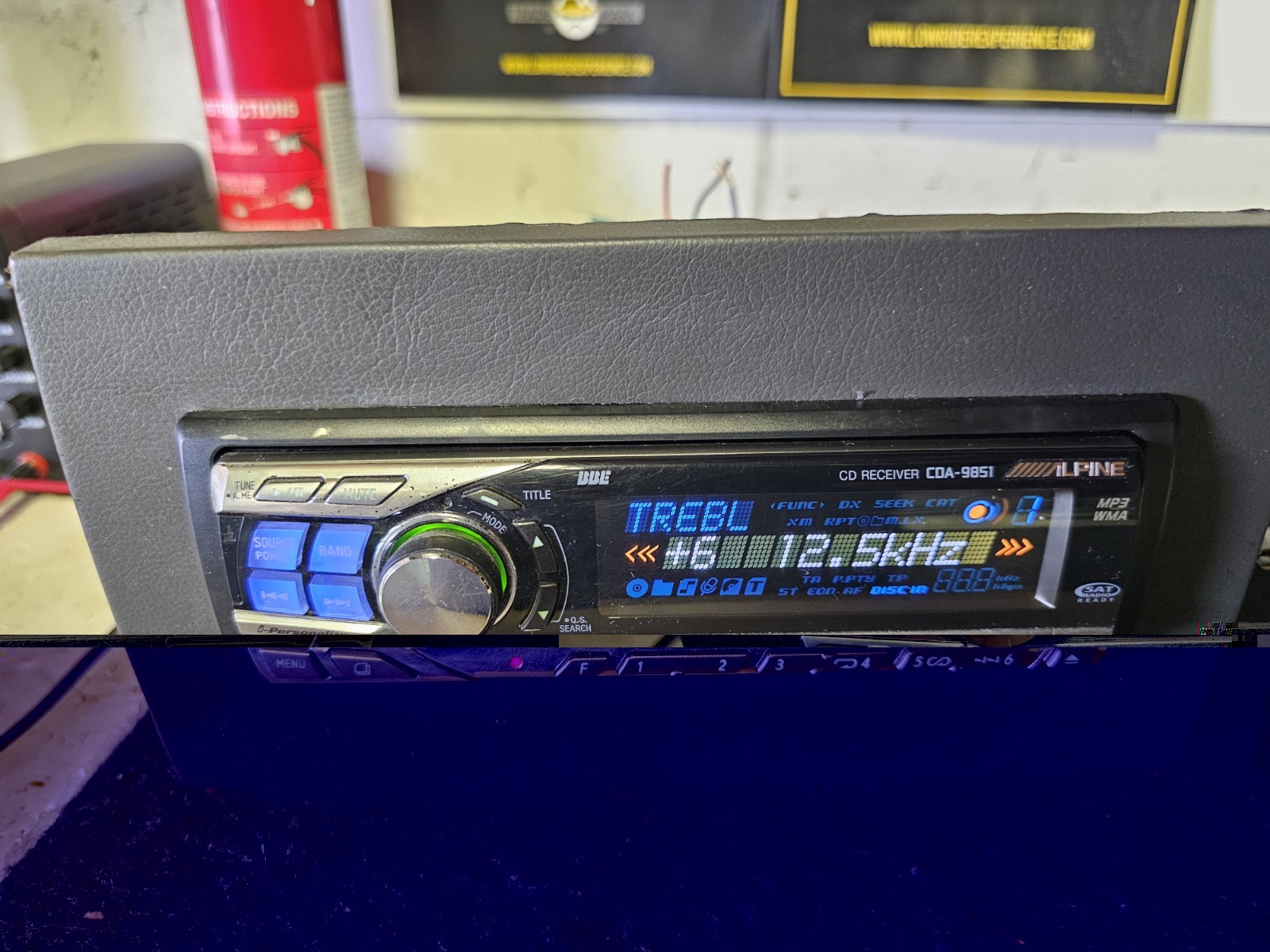 Alpine CDA-9851 CD/MP3/WMA Car Stereo Head Unit – Tested Working – Detachable…