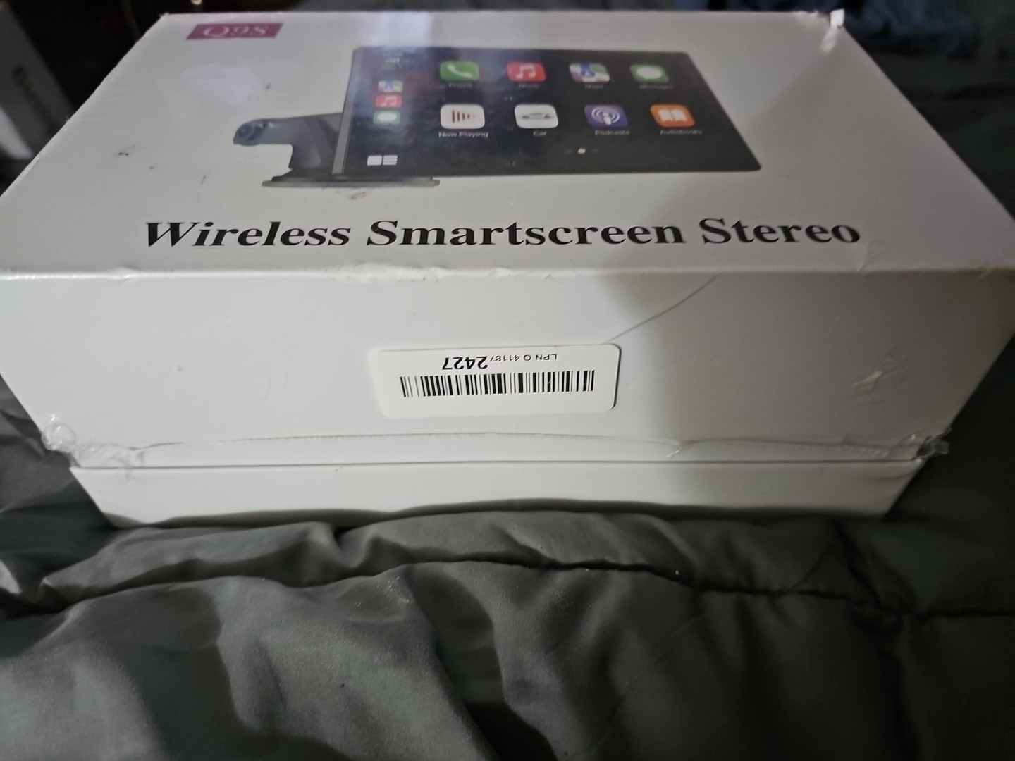 Hauxiy Q9S Wireless Smart Screen 9″ Touchscreen Car Stereo, Black Sealed New