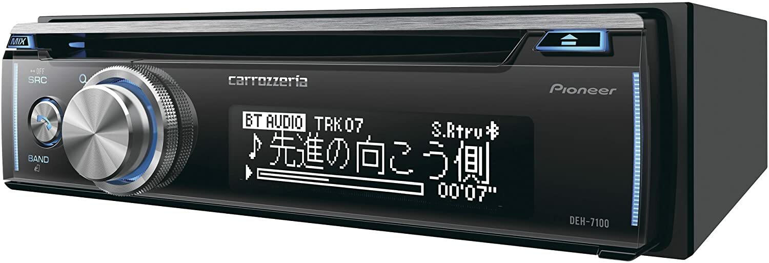 Pioneer Carrozzeria DEH-7100 1DIN CD / USB / Bluetooth Car Audio Japanese F/S