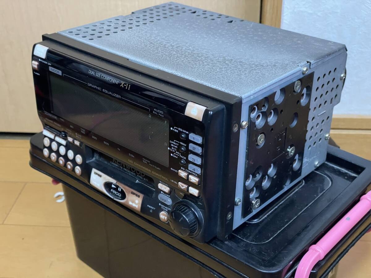 Kenwood KRC X11 2DIN Cassette Deck Receiver Vintage Car Audio JDM Tested