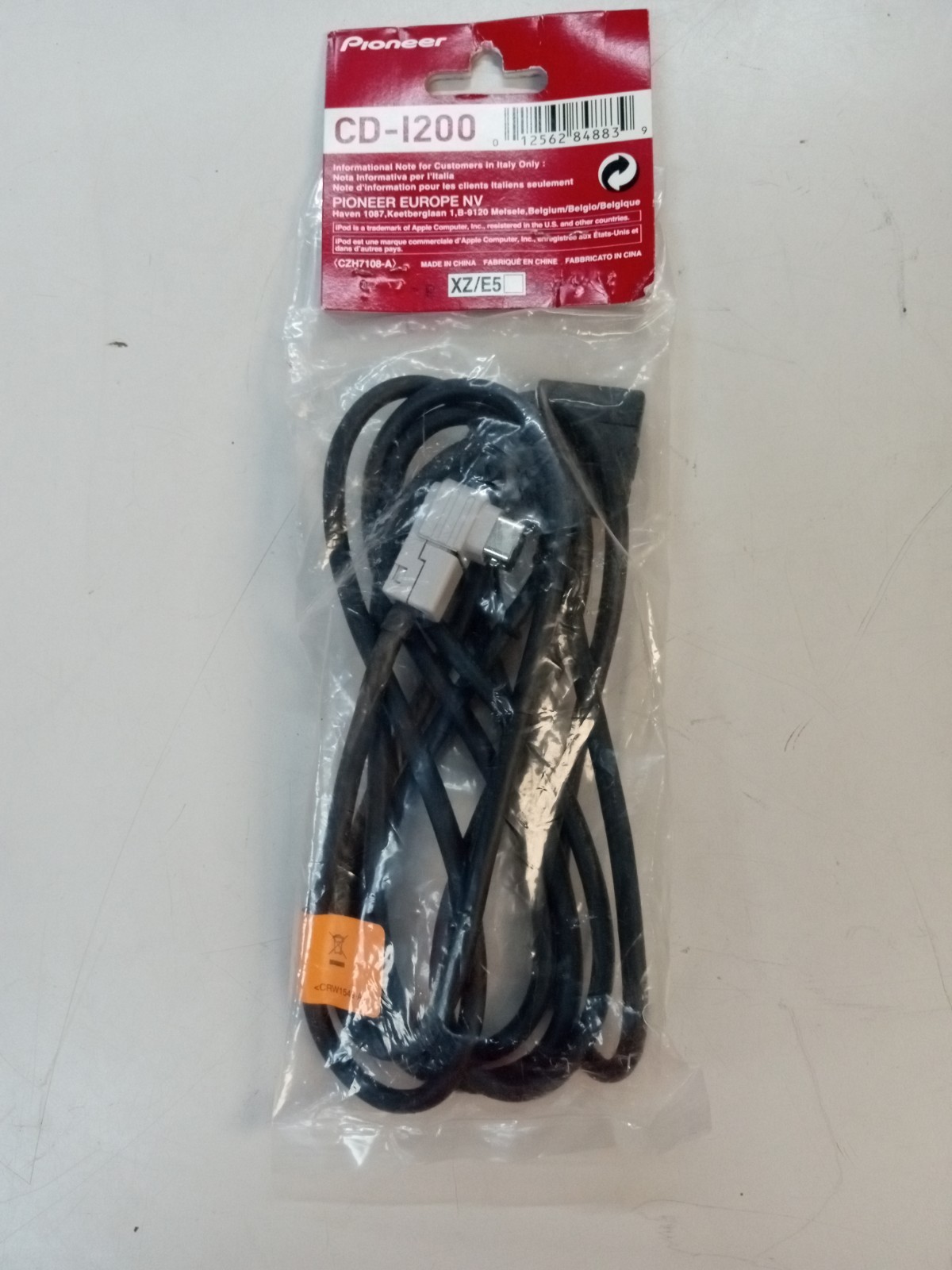 Pioneer Car Stereo iPod Adaptor Cable CD-1200