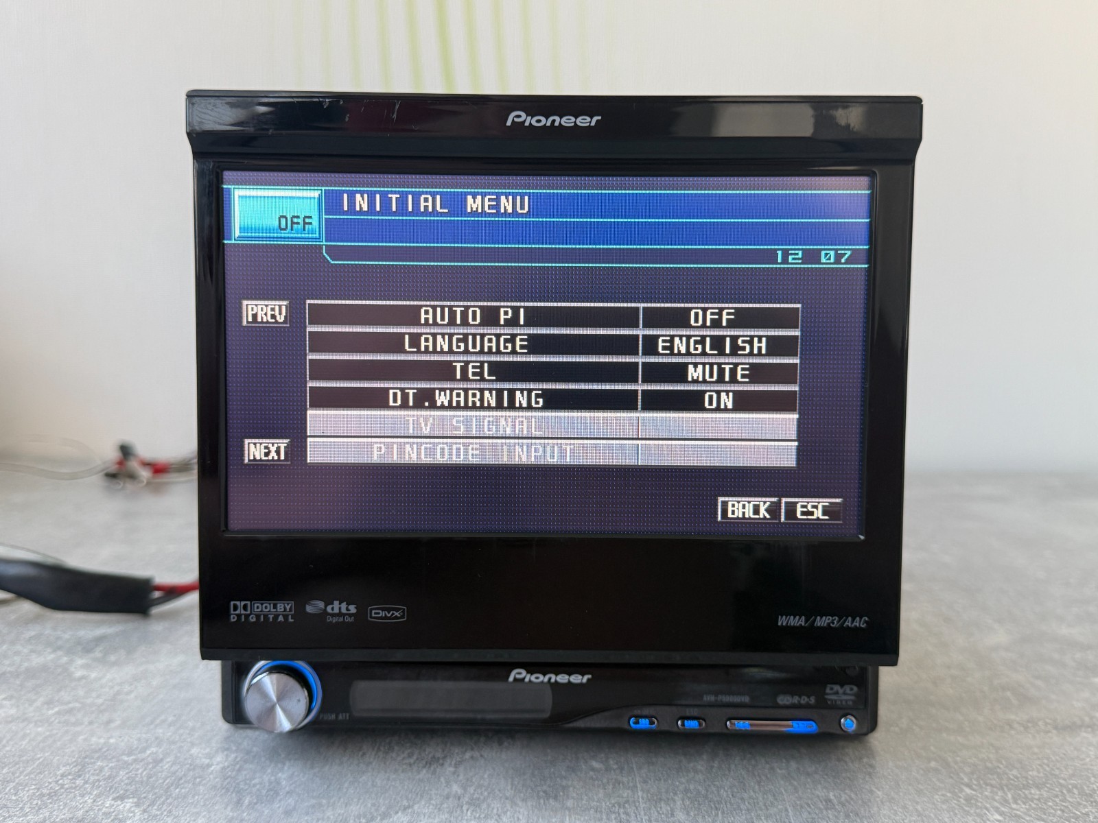 Pioneer AVIC-P5900DVD GPS Navigation DVD Head Unit Car Stereo Multimedia Receive