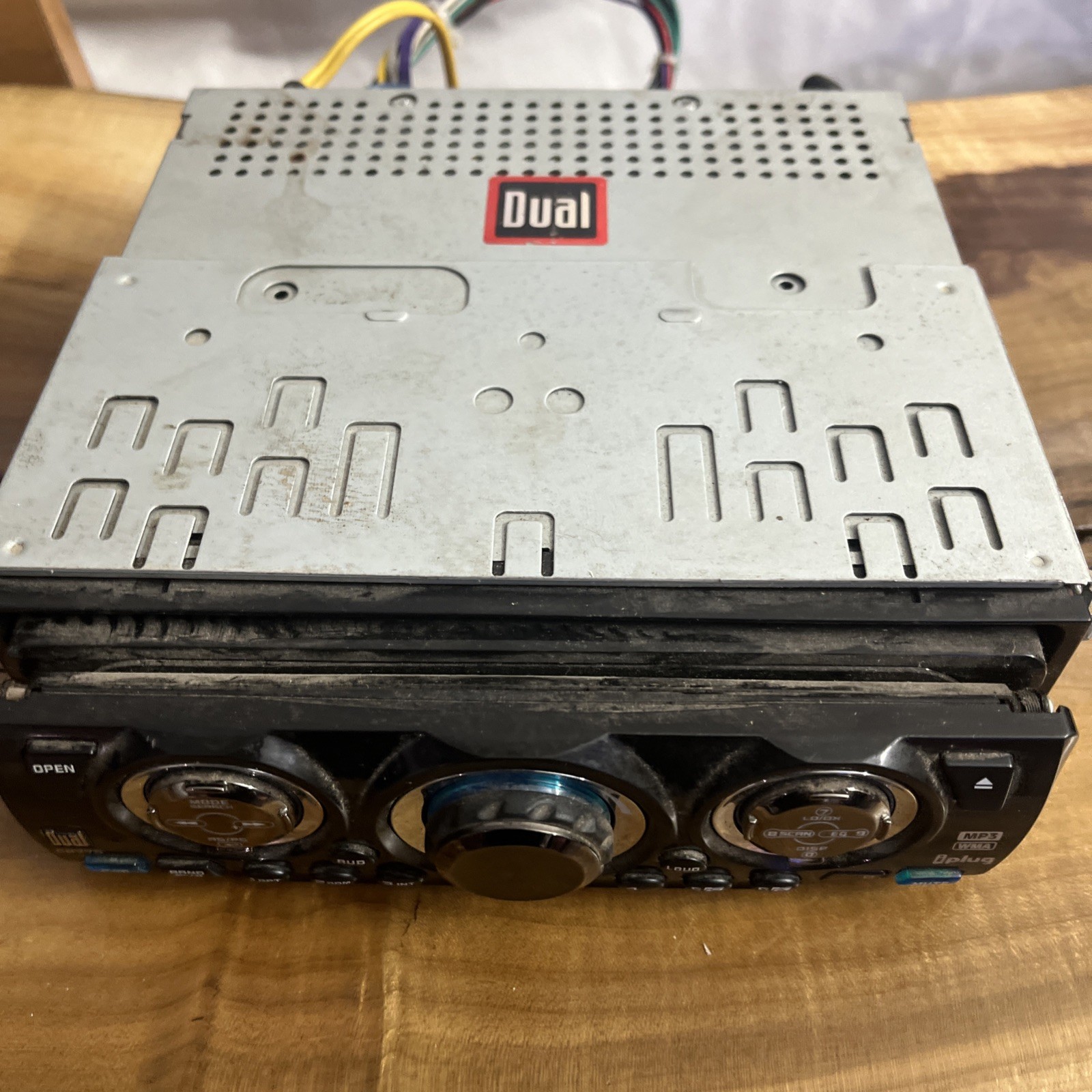 Dual Electronics CD770 Car Stereo Radio MP3 WMA Aux RCA | Untested