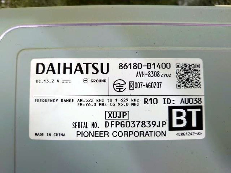 Toyota Genuine 86180-B1400 Pioneer Audio Head Unit Roomy Tank OEM JDM Japan
