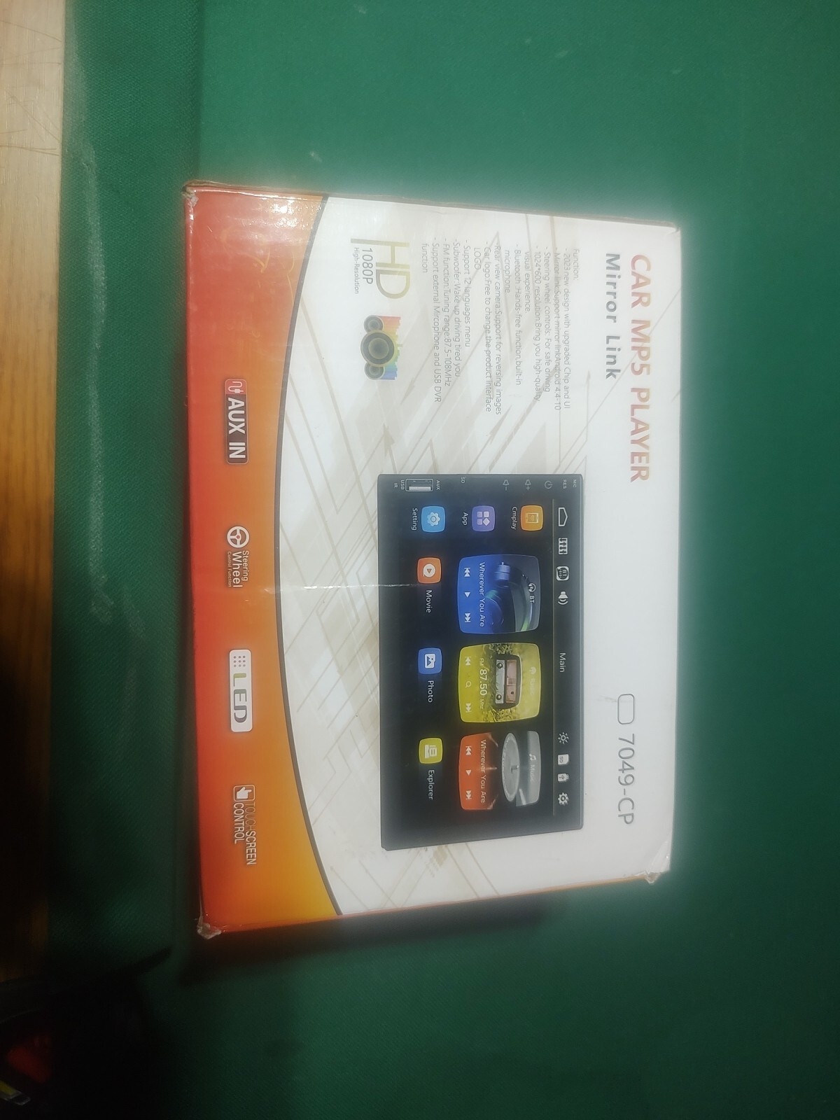 Car MP5 Player Mirror Link 7049-CP