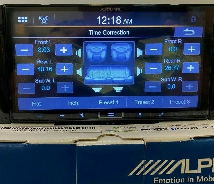 Alpine iLX-407 Bluetooth Multimedia Apple CarPlay Android Auto HD Radio HDMI 7″